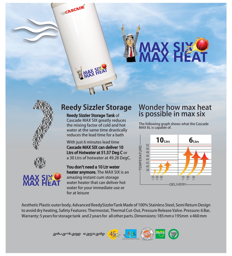 Cascade Max Six Max Heat